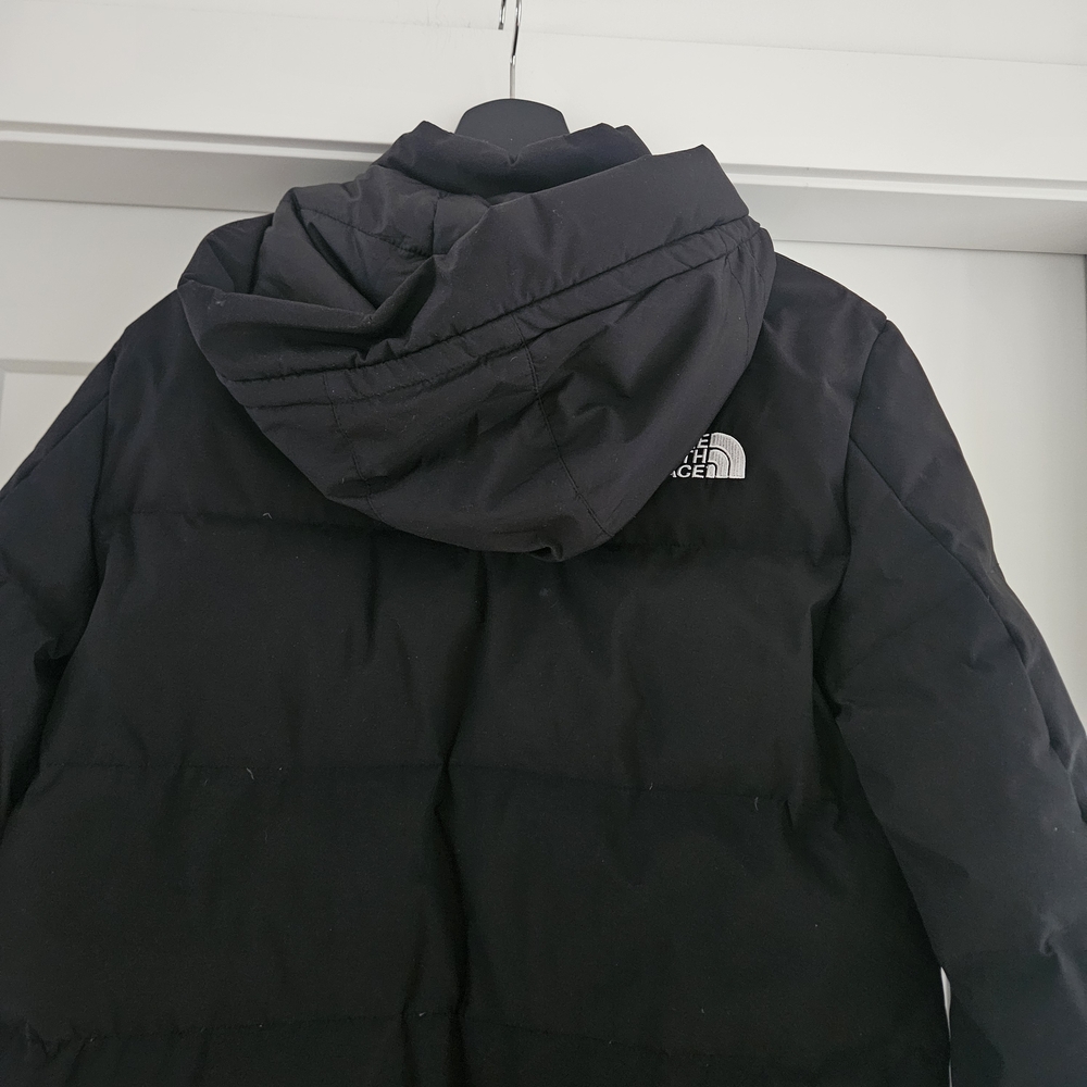 The North Face Black Long Puffer Coat with Hood - Picture 7 of 7
